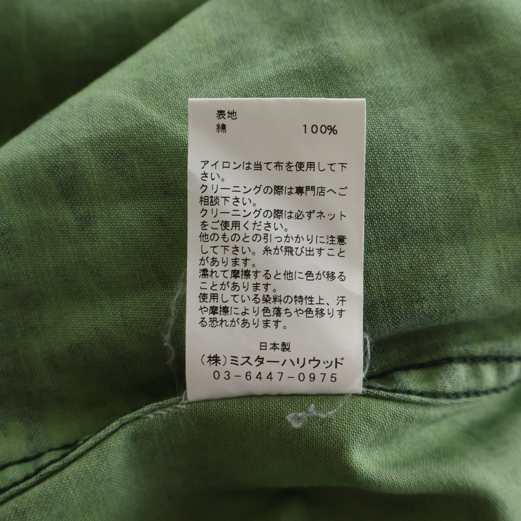 N.HOOLYWOOD(エヌハリウッド) 18AW camouflage shirt jacket カモフラ総柄 長袖シャツジャケット ミニタリージャケット グリーン 982-SH01-062