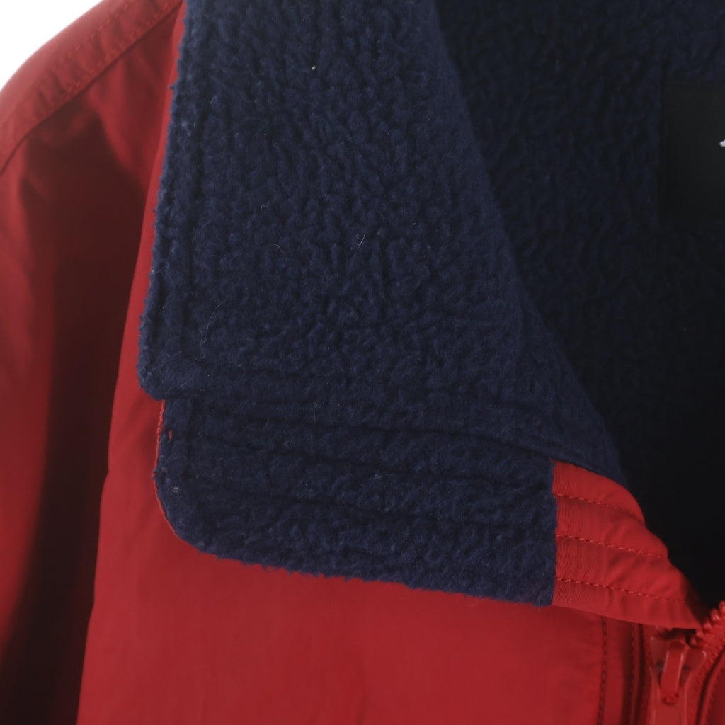 STUSSY(ステューシー) POLAR FLEECE LINED JACKET ポーラー フリース ナイロンタスランジャケット レッド