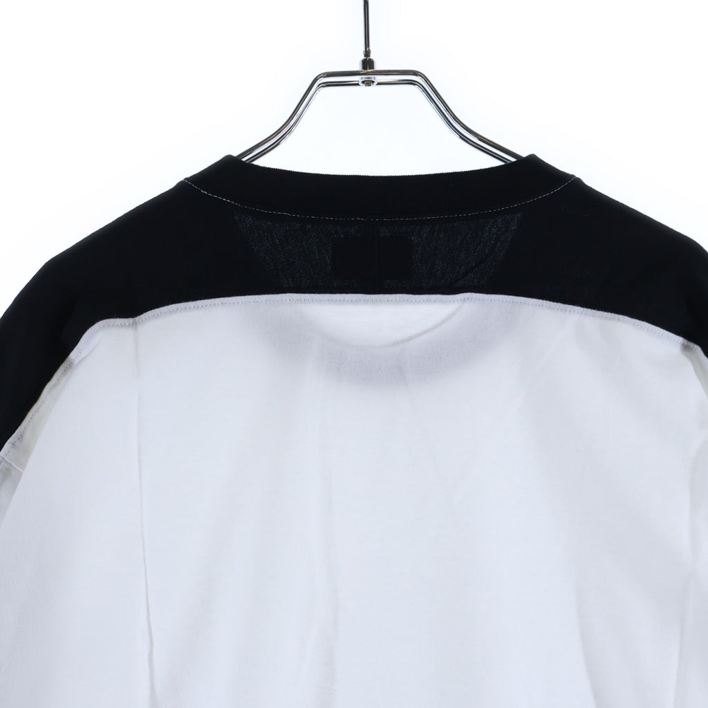 SUPREME(シュプリーム) 18AW Paneled L/S Tee パネルド クルーネック カットソー 長袖Tシャツ ホワイト