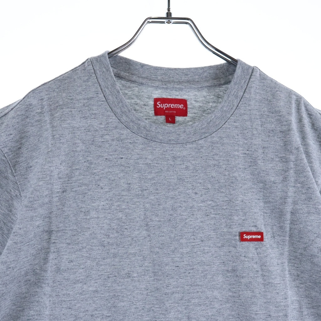 SUPREME(シュプリーム) Small Box Logo Tee スモール ボックスロゴ クルーネック カットソー 長袖Tシャツ グレー