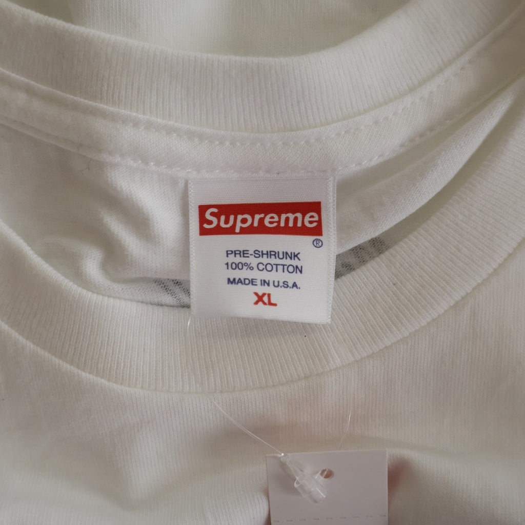 SUPREME(シュプリーム) 18AW ×Mike Kelley Ahh Youth マイク ケリー アァー ユース クルーネック カットソー 長袖Tシャツ ホワイト