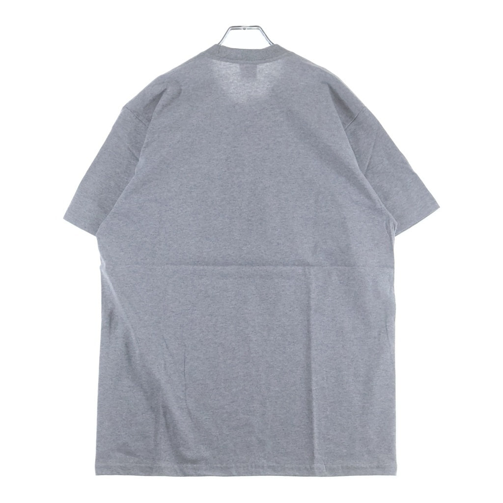 SUPREME(シュプリーム) 18AW Life Sucks Die Gangsta Magazine ライフ ダイ ギャングスター マガジン クルーネック カットソー 半袖Tシャツ グレー