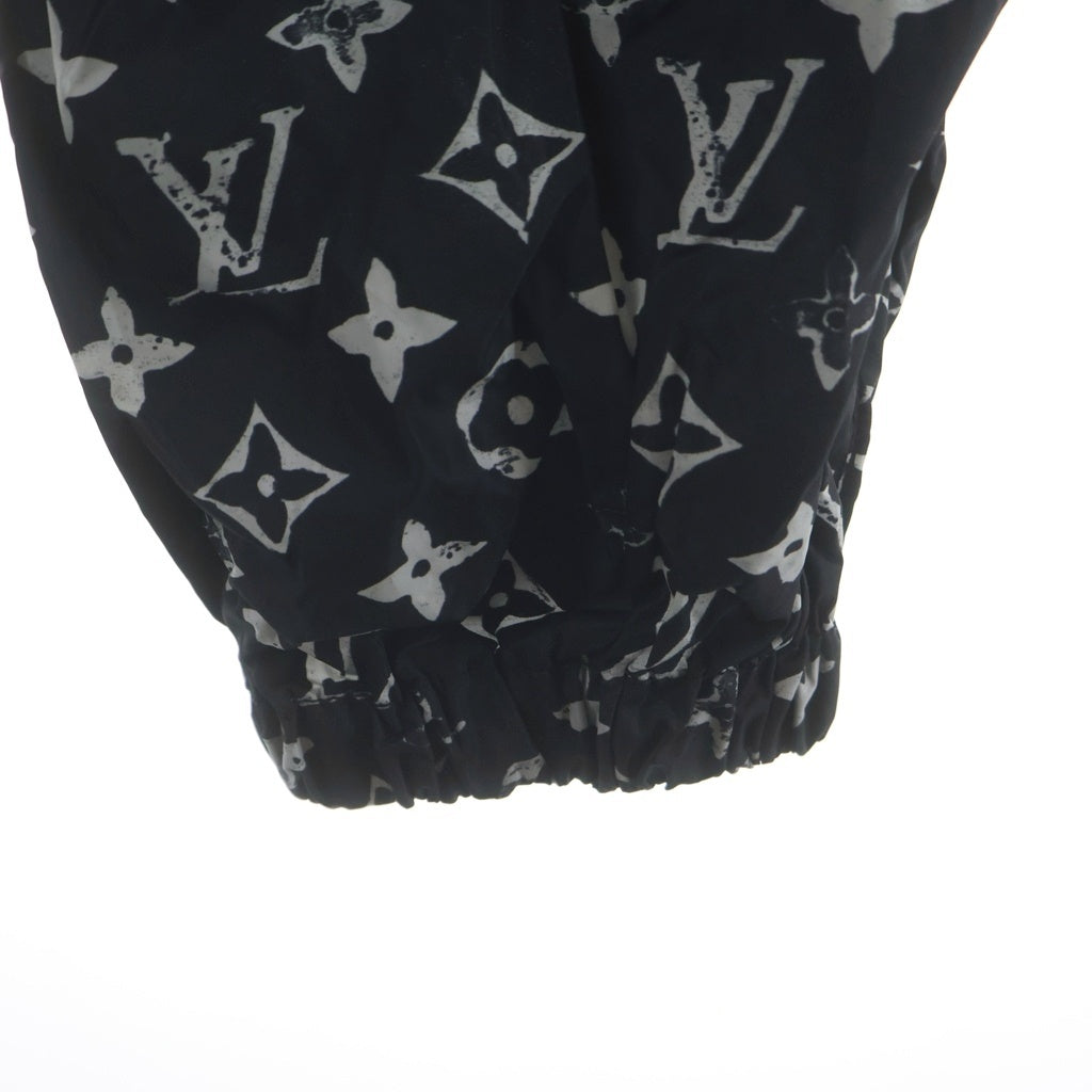 LOUIS VUITTON(ルイヴィトン) モノグラム ステンシルエフェクト ナイロンパンツ ブラック FIPA11DFU