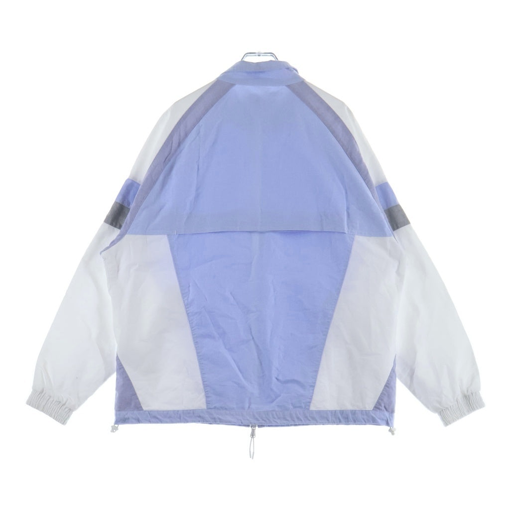 KITH(キス) 22SS Mixed Oxford Linden Retro Track Jacket Prestig ミックスオックスフォードリンデンレトロトラックジャケットプレステージ ブルー KHM010124