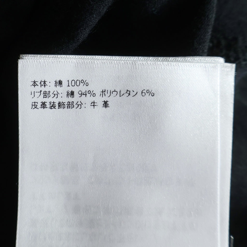 MONCLER(モンクレール) ×Palm Angels MAGLIA GIROCOLLO パームエンジェルス マグリア ロゴワッペン クルーネック カットソー 半袖Tシャツ ブラック E209L8000450
