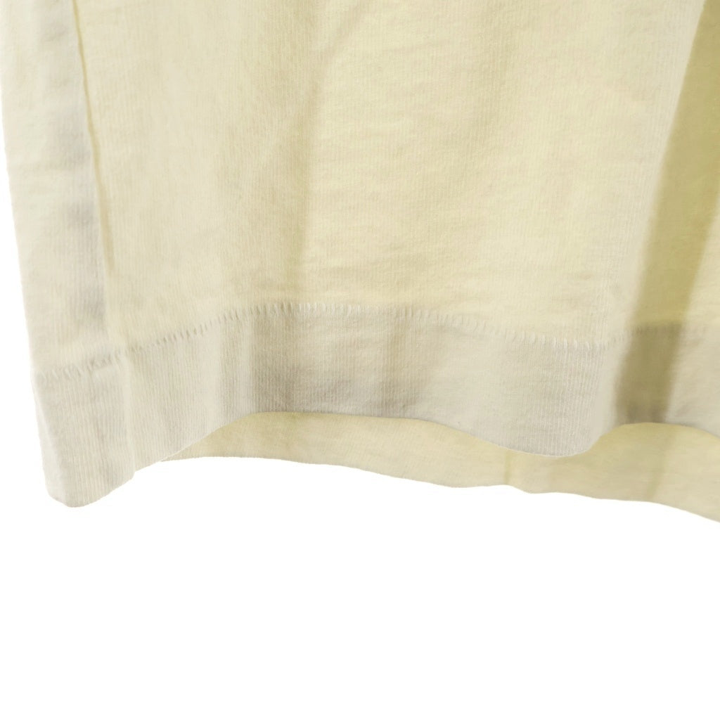 RRR123 RIVINGTON roi Rebis(リヴィントンロイレビス) BURNING CROSS PRINT バーニング クロス プリント クルーネック カットソー 半袖Tシャツ ホワイト