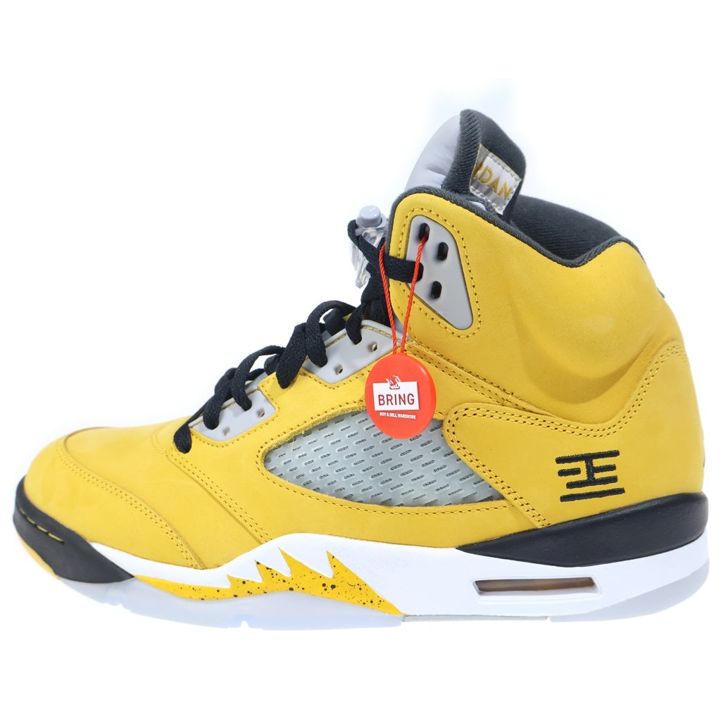 NIKE(ナイキ) AIR JORDAN 5 RETRO T23 エアジョーダン5 ハイカットスニーカー US10/28cm イエロー IO3372-700