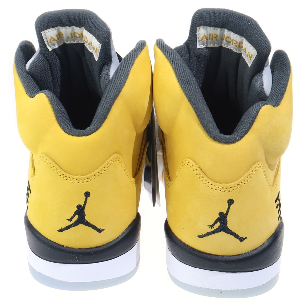 NIKE(ナイキ) AIR JORDAN 5 RETRO T23 エアジョーダン5 ハイカットスニーカー US10/28cm イエロー IO3372-700