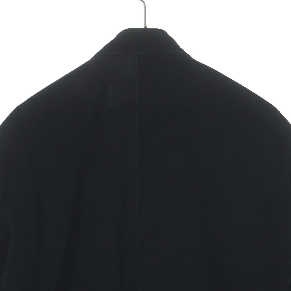 Maison Margiela(メゾンマルジェラ) スエード 八の字ライダースジャケット シングルジャケット ブラック S50AM0326