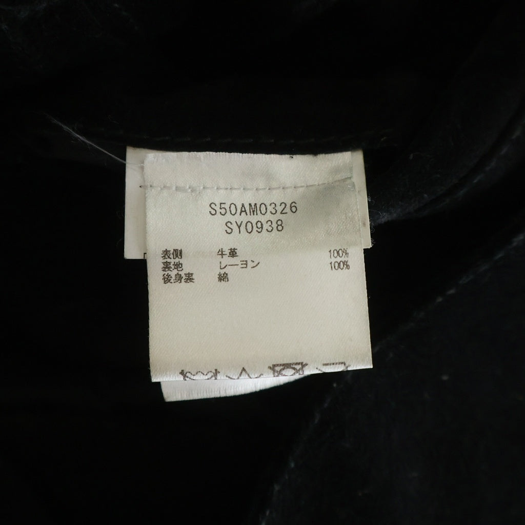Maison Margiela(メゾンマルジェラ) スエード 八の字ライダース