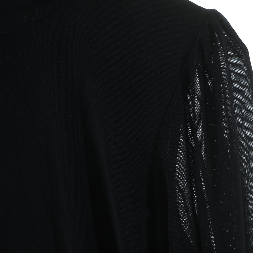 GANNI(ガニー) High Neck Knit Sweater ハイネックニットセーター ブラック レディース