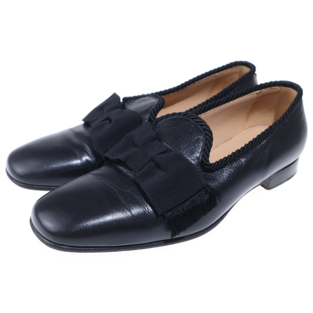 VALENTINO(ヴァレンティノ) リボンモチーフ ロープデザイン レザー革靴