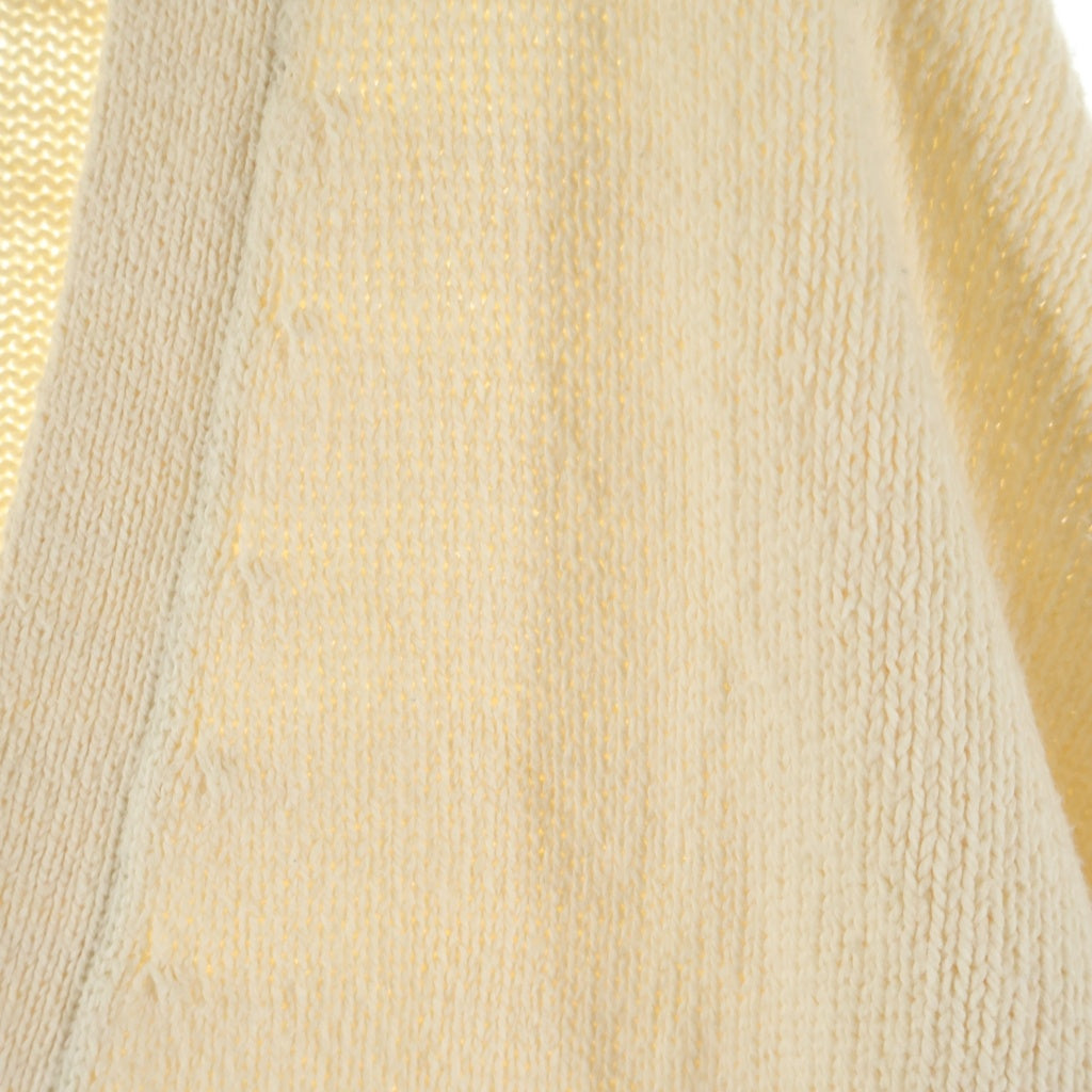 doublet(ダブレット) 20SS HIDDEN MESSAGE CARDIGAN ヒドゥンメッセージ カーディガン ホワイト 20SS21KN29
