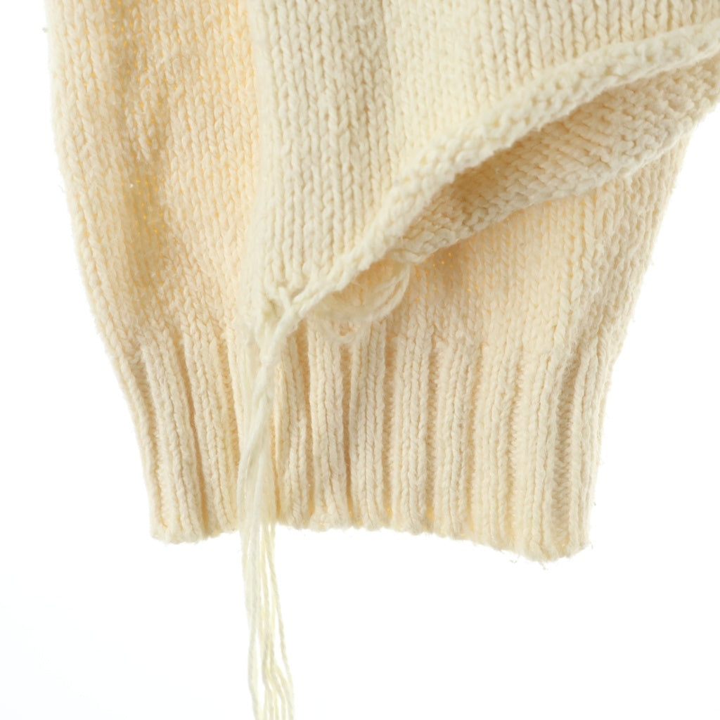 doublet(ダブレット) 20SS HIDDEN MESSAGE CARDIGAN ヒドゥンメッセージ カーディガン ホワイト 20SS21KN29