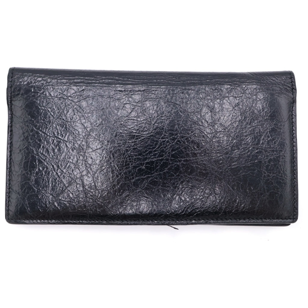 BALENCIAGA(バレンシアガ) Vertical Monaco Wallet バーティカルモナコ ウォレット 財布 ブラック 8022132AAS61000
