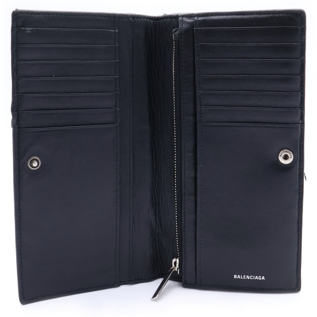 BALENCIAGA(バレンシアガ) Vertical Monaco Wallet バーティカルモナコ ウォレット 財布 ブラック 8022132AAS61000