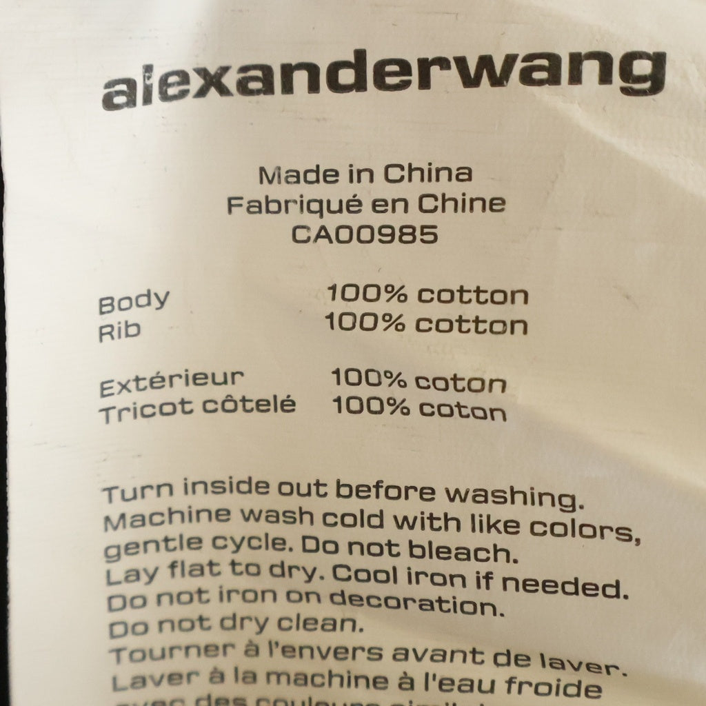 ALEXANDER WANG(アレキサンダーワン) Logo T-Shirt ロゴ 半袖Tシャツ ブラック