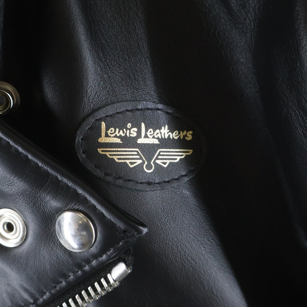 Lewis Leathers(ルイスレザー) 441T CYCLONE TIGHT FIT サイクロン タイトフィット ホースハイド ダブルライダース レザージャケット ブラック 441T