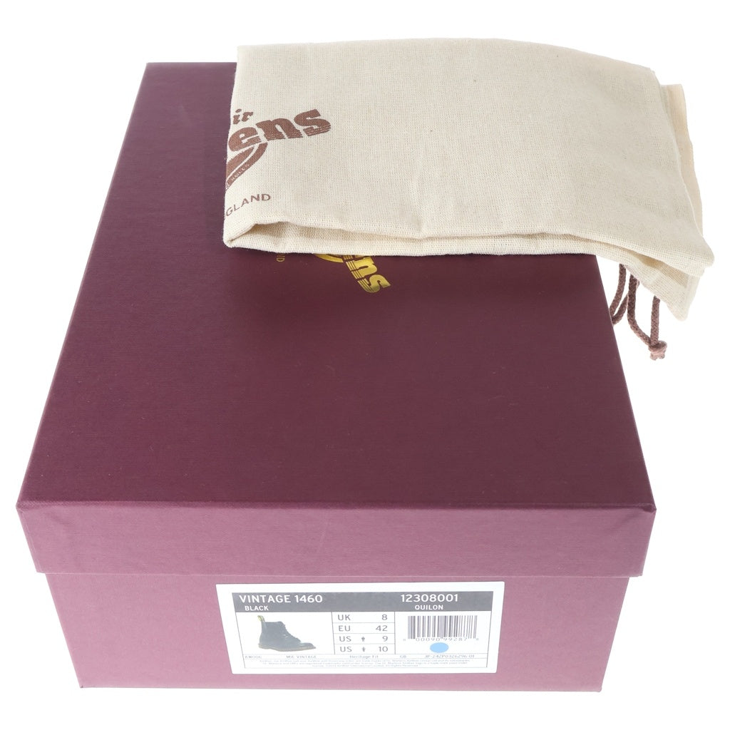 Dr.Martens(ドクターマーチン) VINTAGE1460 8ホールブーツ レザー革靴 ブラック 12308001