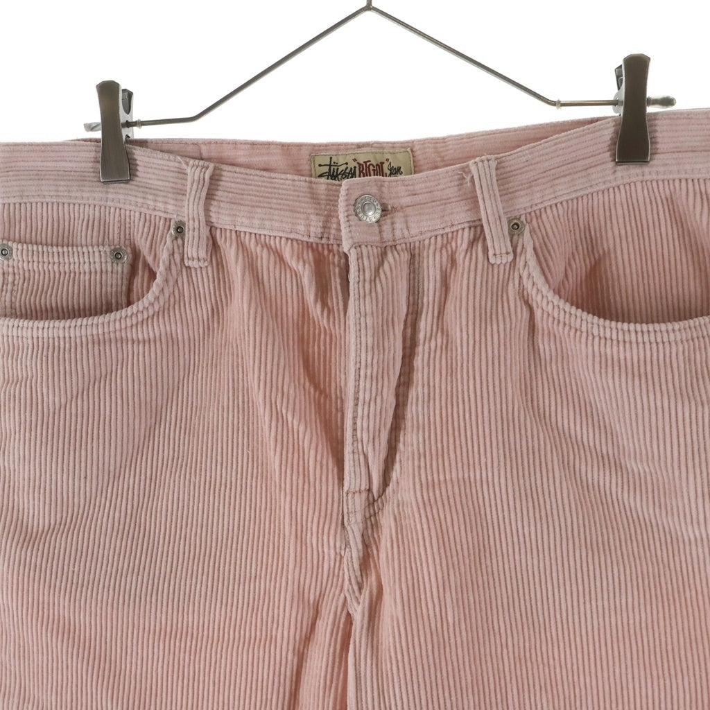 STUSSY ステューシー Corduroy Big Ol' Jeans コーデュロイ ストレッチパンツ ピンク STUSSY(ステューシー) Corduroy Big Ol' Jeans コーデュロイ