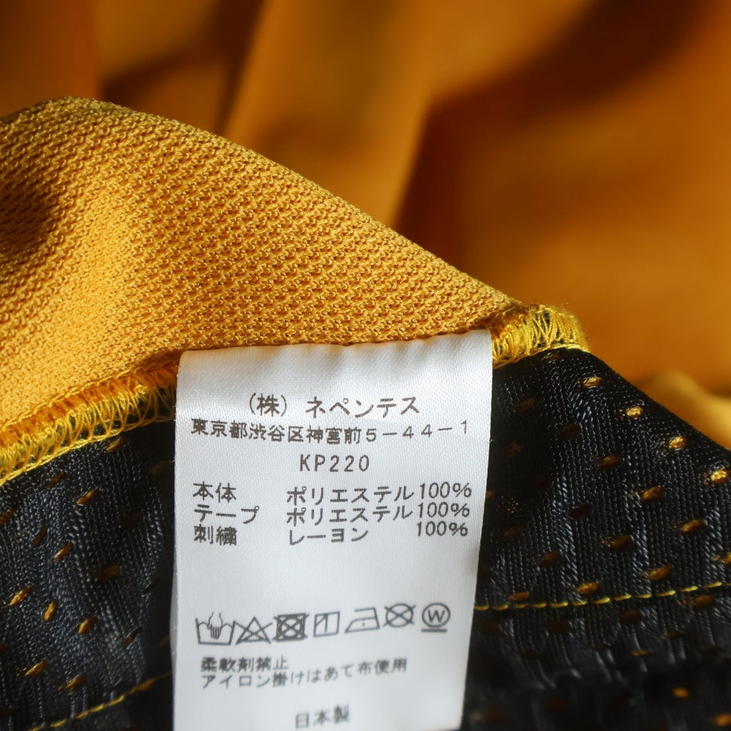 Needles(ニードルス) TRACK PANTS パピヨン刺繍 サイドライン トラックパンツ イエロー KP220