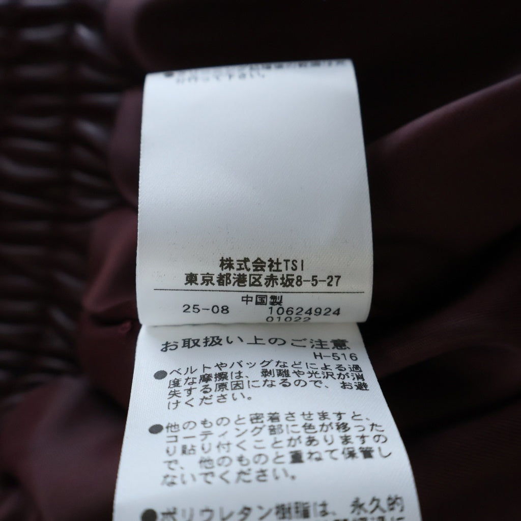 PINKY&DIANNE(ピンキーアンドダイアン) フェイクレザージャケット レディース アウター レッド 031-5255003