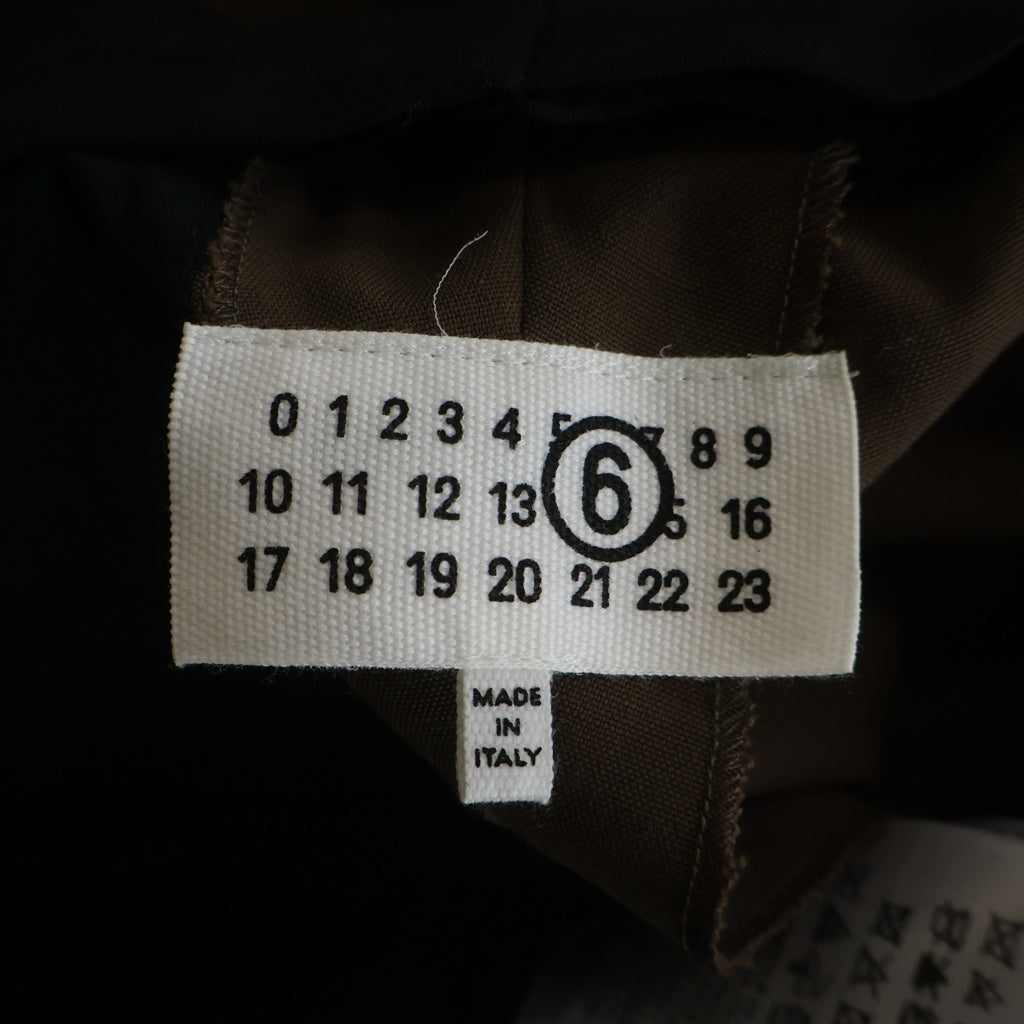 Maison Martin Margiela(メゾンマルタンマルジェラ) Polyester Slacks Pants ポリエステルスラックスパンツ ブラウン SH2KA0052