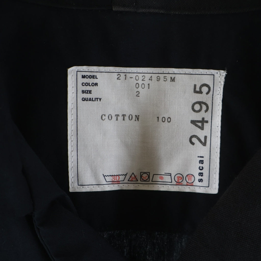 Sacai(サカイ) Cotton Short Sleeved Shirt コットン半袖シャツ
