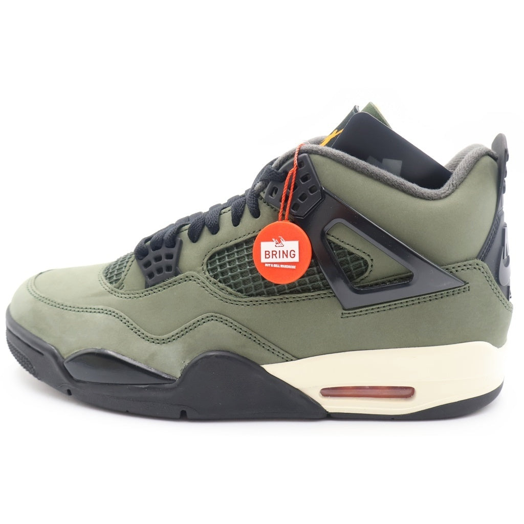 NIKE(ナイキ) ×UNDEFEATED AIR JORDAN 4 RETRO アンディフィーテッド エアジョーダン4 レトロ ハイカットスニーカー カーキ US10/28cm IB1519-200