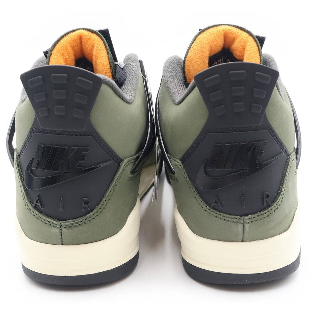 NIKE(ナイキ) ×UNDEFEATED AIR JORDAN 4 RETRO アンディフィーテッド エアジョーダン4 レトロ ハイカットスニーカー カーキ US10/28cm IB1519-200