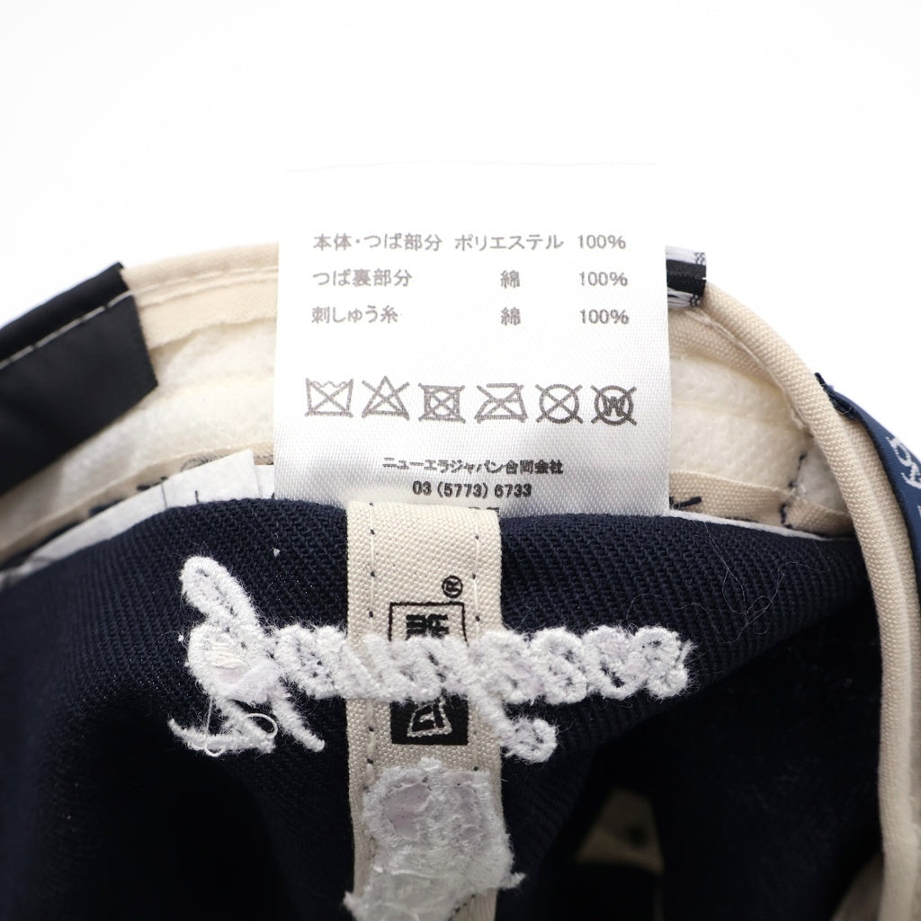 NEW ERA(ニューエラ) ×POLO RALPH LAUREN ポロ ラルフローレン ロゴデザイン ベースボールキャップ 帽子 ネイビー