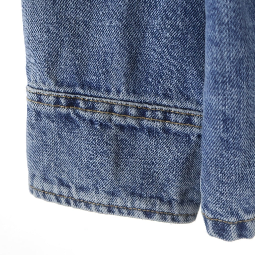 KITH(キス) 21AW 胸ポケットデザイン レギュラーカラー デニム長袖シャツ インディゴ KHM030036
