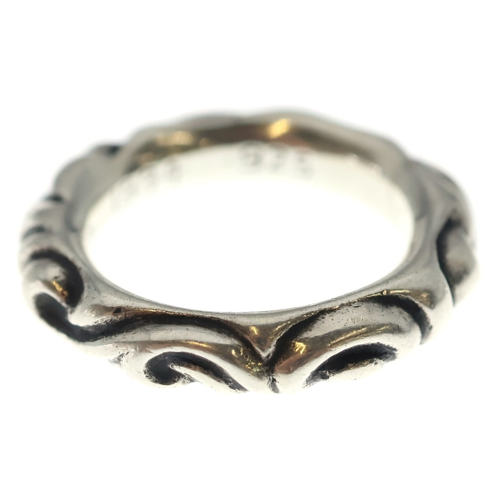 CHROME HEARTS(クロムハーツ) SCRL BAND スクロールバンド リング シルバー BCA351