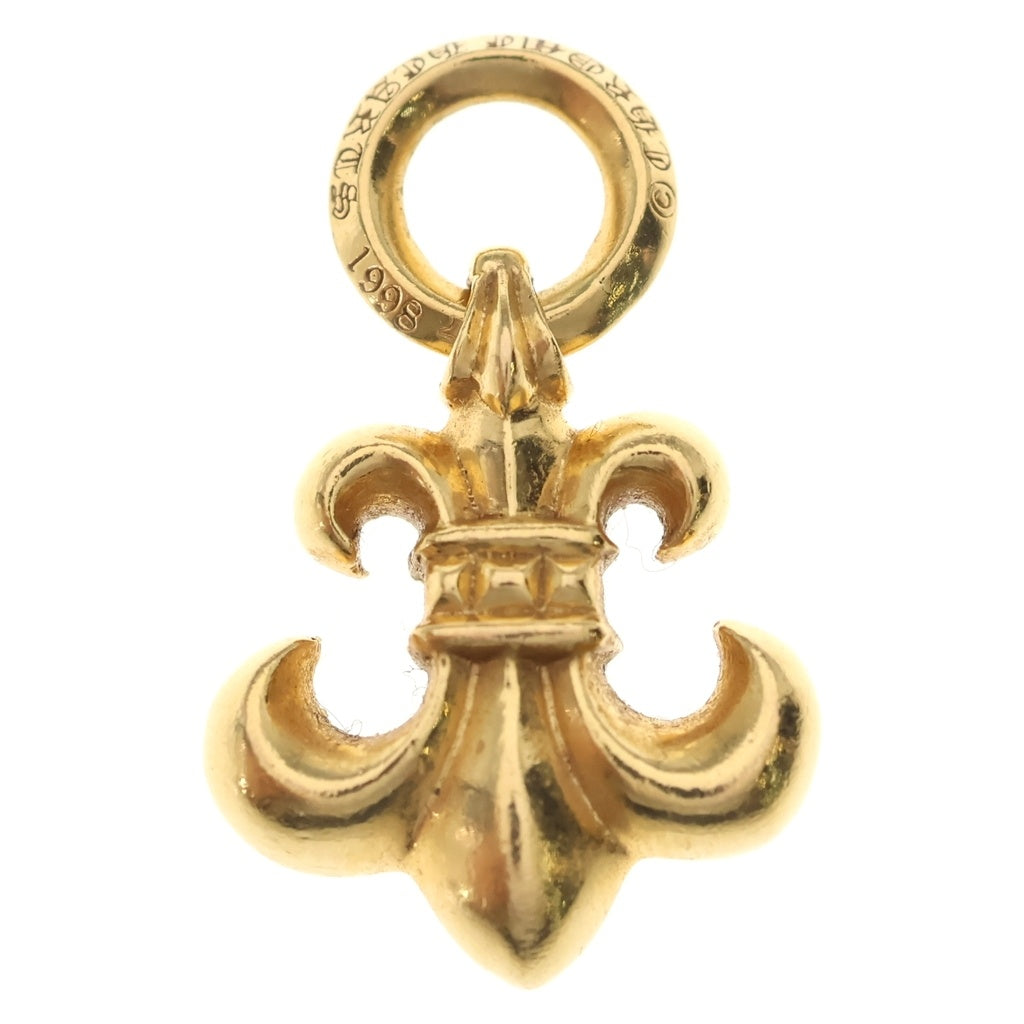 CHROME HEARTS(クロムハーツ) 22K BS FLUER CHARM P D BSフレアチャーム PAVEダイヤ ネックレストップ ゴールド ‐
