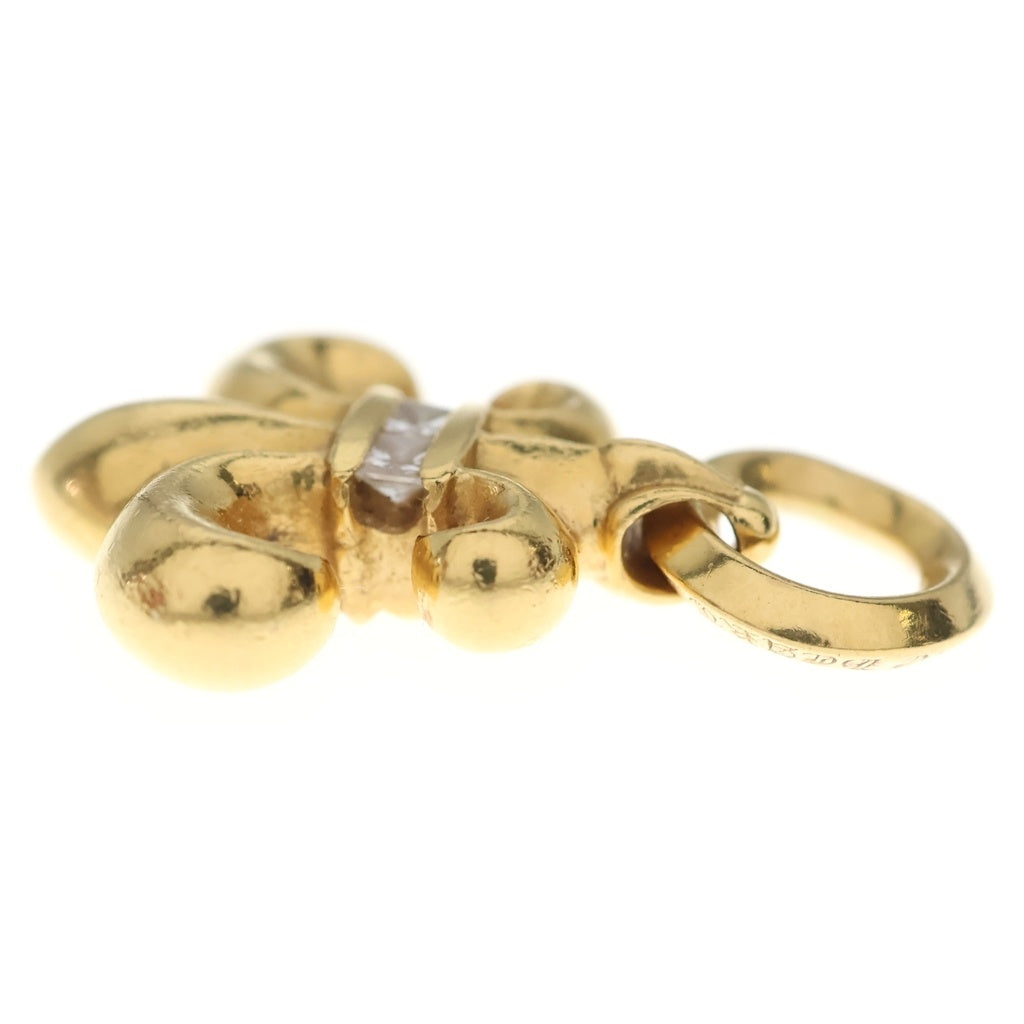 CHROME HEARTS(クロムハーツ) 22K BS FLUER CHARM P D BSフレアチャーム PAVEダイヤ ネックレストップ ゴールド ‐