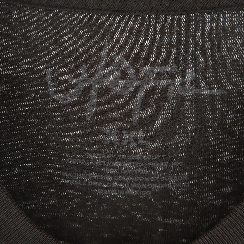 TRAVIS SCOTT(トラヴィススコット) ユートピア 半袖プリントTシャツ カットソーブラウン