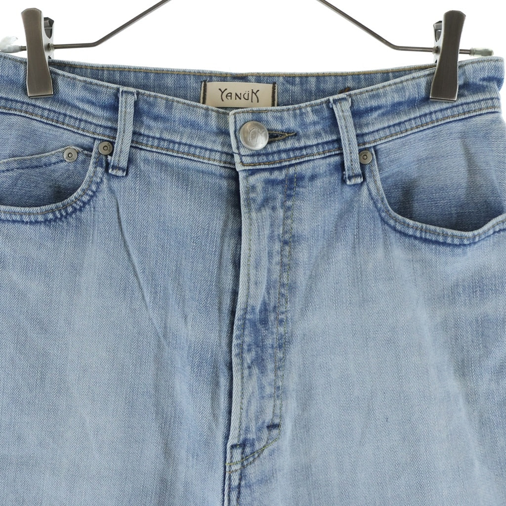 YANUK(ヤヌーク) JOAN Loose Straight Denim Pants ジョーン ルーズストレートデニムパンツ ブルー 57131301 レディース