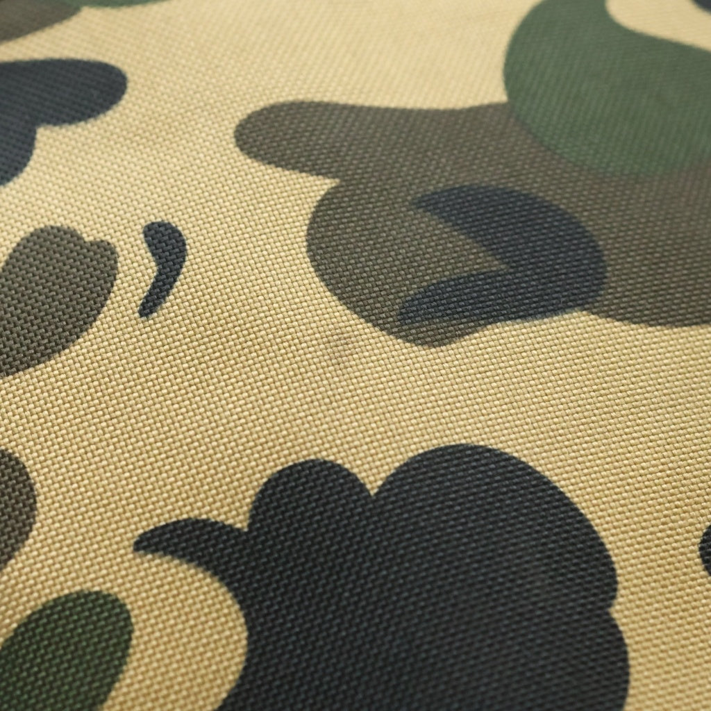 A BATHING APE(アベイシングエイプ) 1st camo カモフラ総柄 トートバッグ ハンドバッグ グリーン レディース