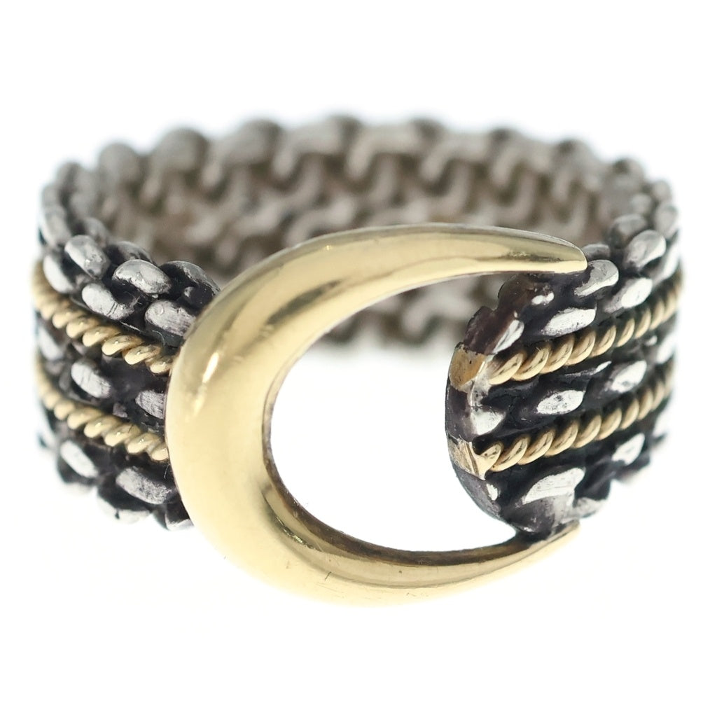 HERMES(エルメス) Vintage Sangled Ring ヴィンテージ サングルドゥリング ゴールド/シルバー レディース