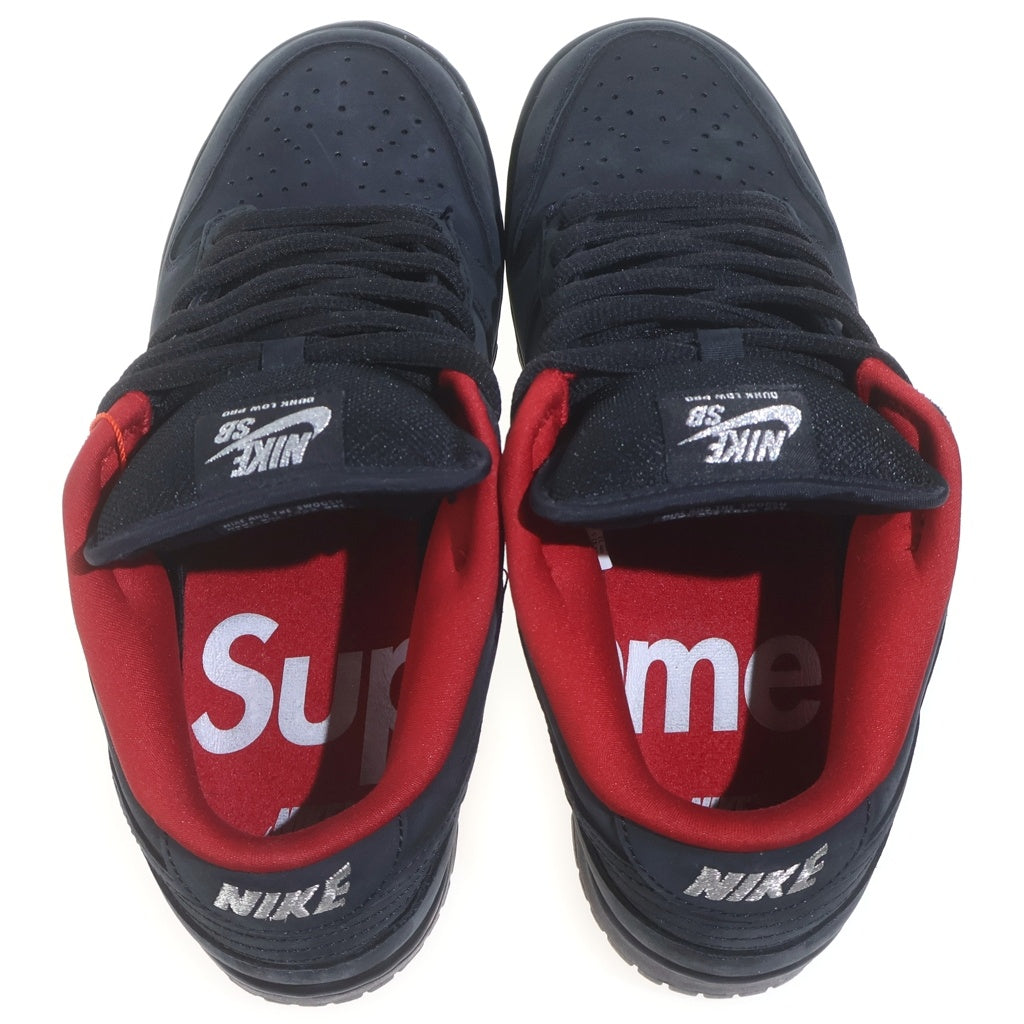 NIKE(ナイキ) 25AW ×Supreme Dunk Low シュプリーム ダンクロー ローカットスニーカー ブラック US9/27cm HQ8487-001
