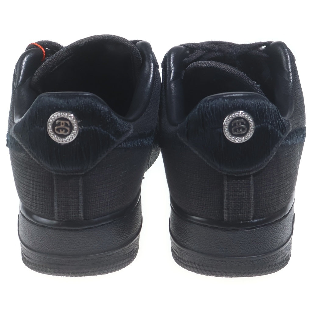 NIKE(ナイキ) ×STUSSY AIR FORCE 1 LOW ステューシー エアフォース1 ローカットスニーカー ブラック US9.5/27.5cm CZ9084-001
