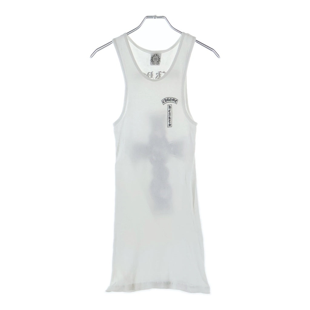 CHROME HEARTS(クロムハーツ) OLD Celtic cross オールド Tバー ケルティッククロス タンクトップ カットソー ホワイト