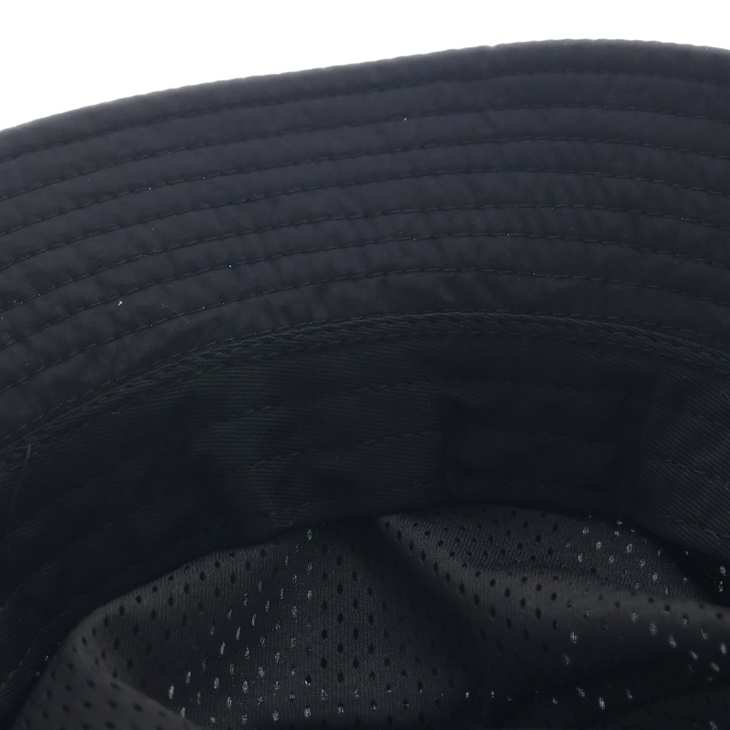 STONE ISLAND(ストーンアイランド) ロゴパッチ ナイロンバケットハット 帽子 ブラック 791599376