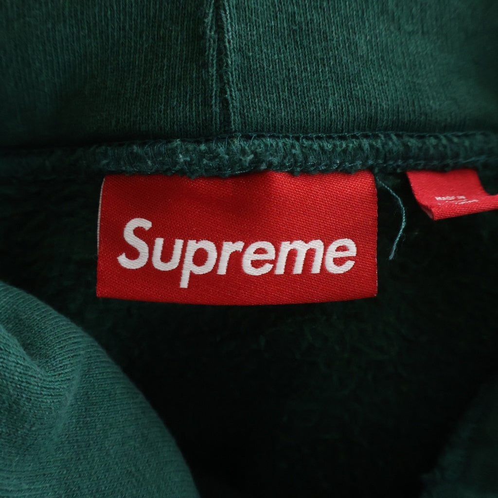 SUPREME(シュプリーム) 24SS Paint Hooded Sweatshirt ペイントフーデッドスウェット プルオーバーパーカー フーディー グリーン