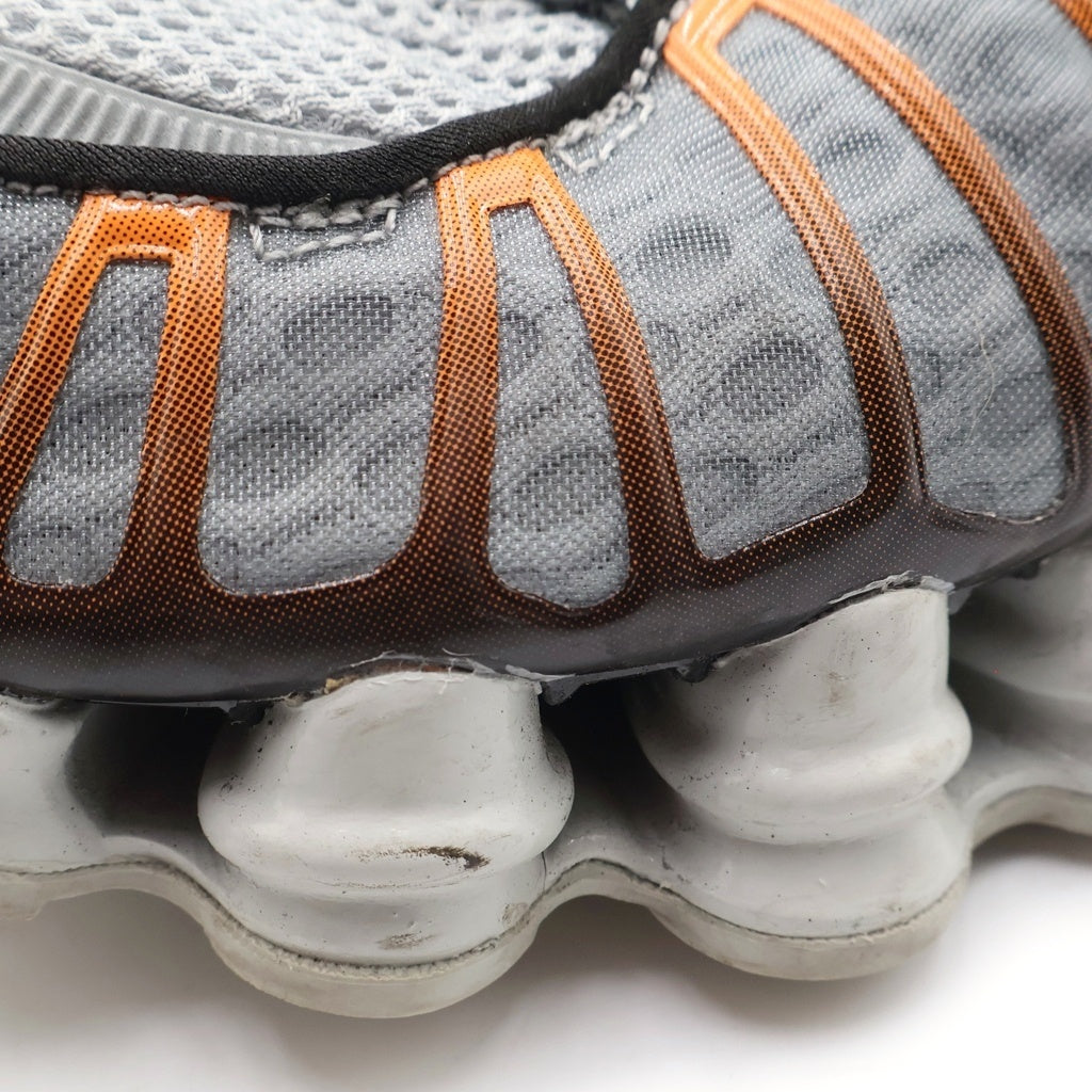 NIKE(ナイキ) SHOX TL BRIGHT MANDARIN ショックスTL ブライトマンダリン ローカットスニーカー グレー/オレンジ/ブラック US9.5/27.5cm AV3595-011
