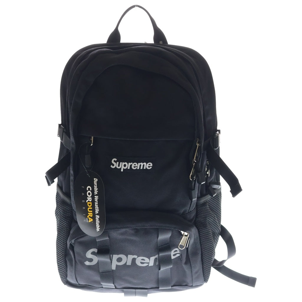 SUPREME(シュプリーム) 15SS Back Pack ロゴデザイン バックパック リュック ブラック