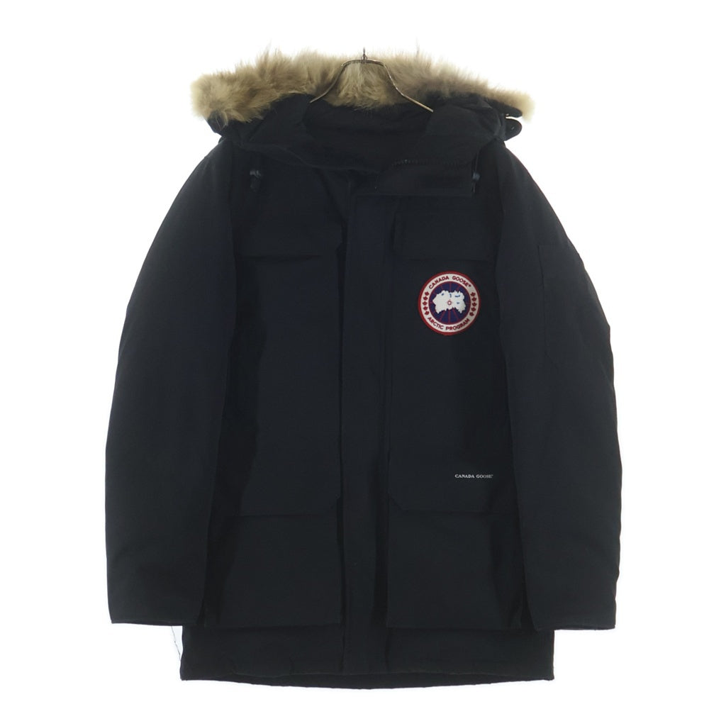 CANADA GOOSE(カナダグース) CITADEL シタデル ロゴパッチ マルチポケット フーデッドジップアップダウンジャケット 4567JM ブラック