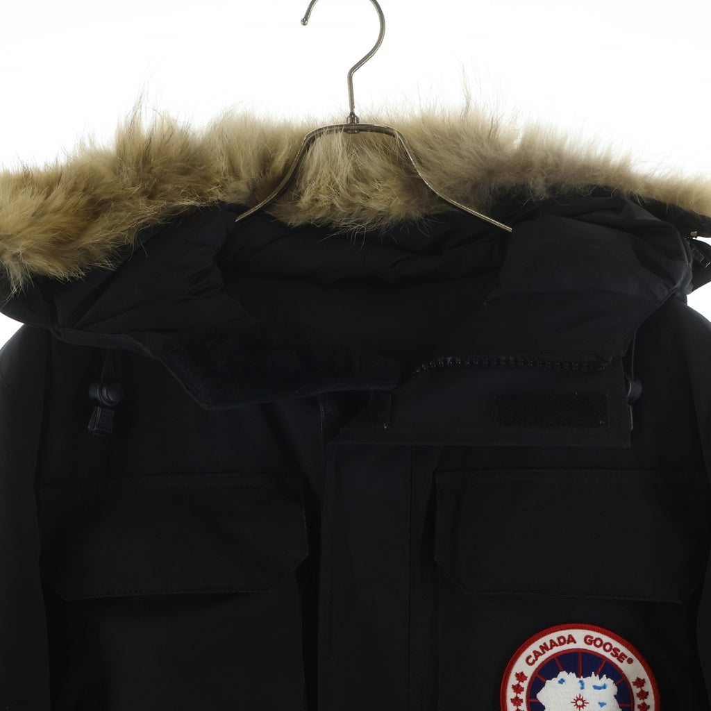 CANADA GOOSE(カナダグース) CITADEL シタデル ロゴパッチ マルチポケット フーデッドジップアップダウンジャケット 4567JM ブラック