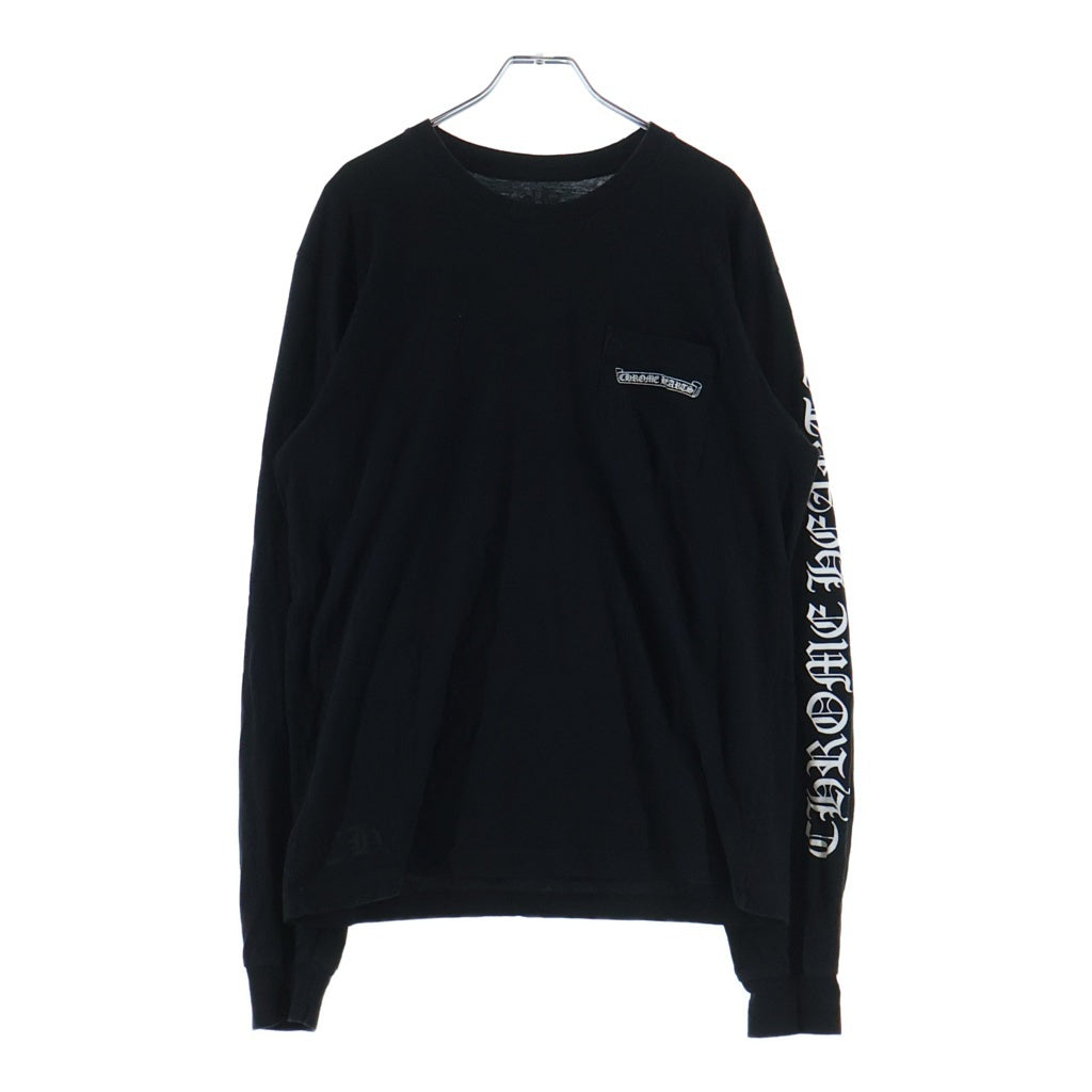 CHROME HEARTS(クロムハーツ) CH L/S T-SHIRT バックスクロールロゴ 長袖Tシャツ ロンT ブラック