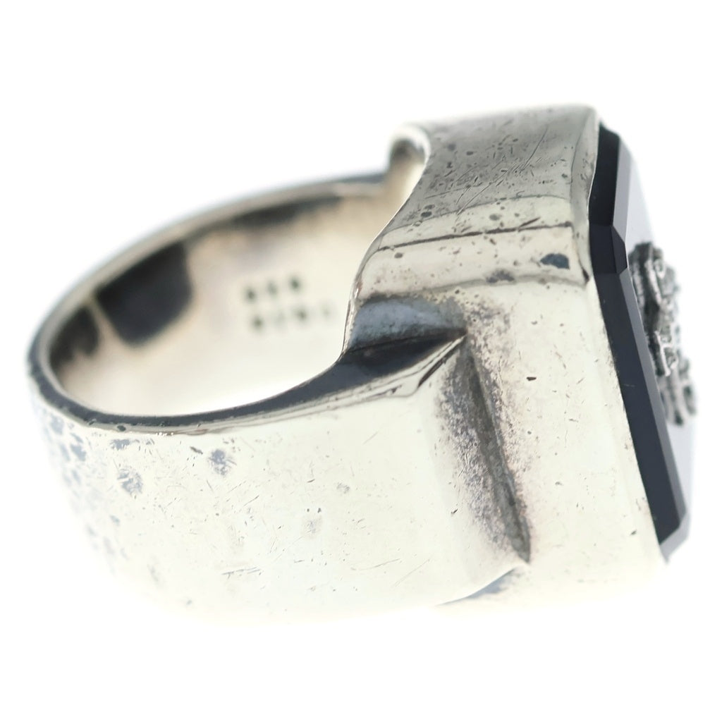 Justin Davis(ジャスティンデイヴィス) EMINEM RING エミネムリング オニキス×ダイヤ シルバー SRJ100